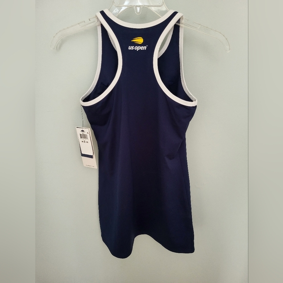 Polo Ralph Lauren Girls Polo Tennis US Open Racerback Dress Navy Blue Logo New - Picture 8 of 8
